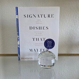 Signature Dishes That Matter Hardcover Book